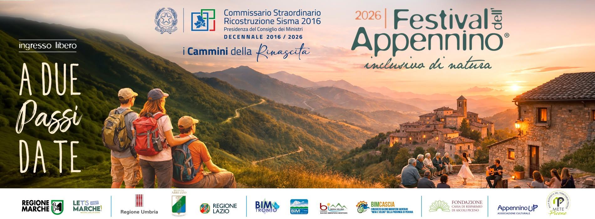 Festival dell'appennino banner